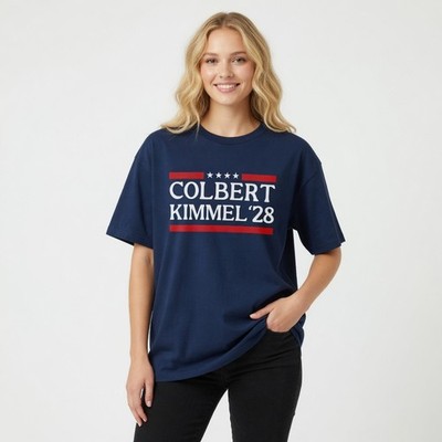 Late Night Comedy TV Host 2028 Graphic T Shirt Entertainment Tee
