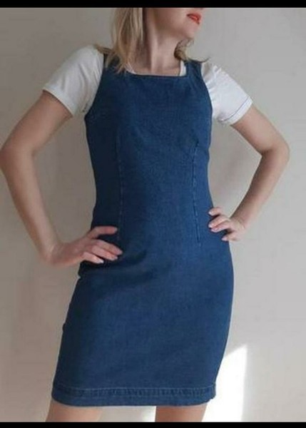 Women Intimissimi Dress Navy Cotton 38
