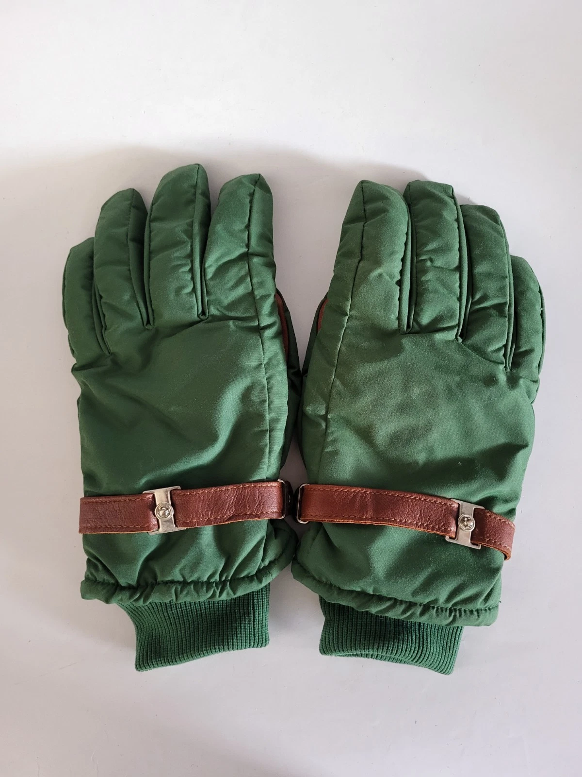 VTG Gates Gloves Mens L Gore-Tex Insulated Nylon Polyester Green Made In USA