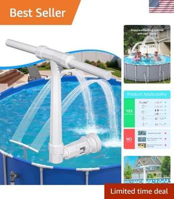 High-Pressure Pool Fountain with 360° Jet - Relax and Cool Your Pool Environment