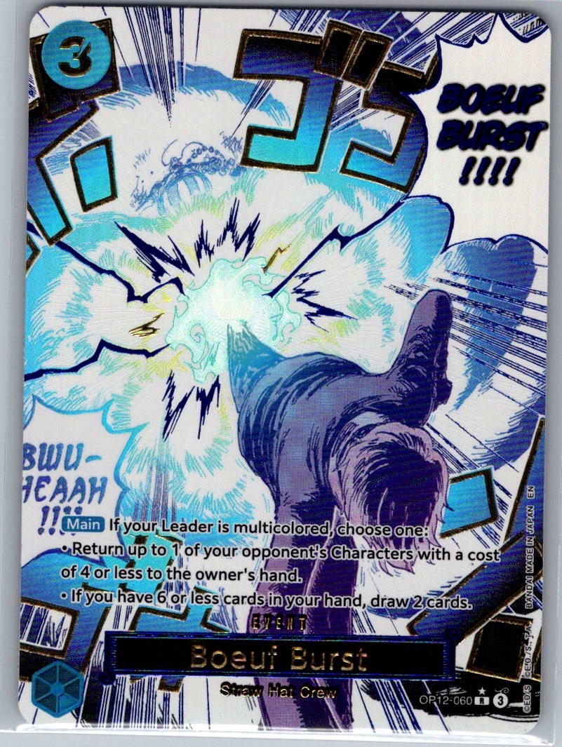 Boeuf Burst (Alt Art) OP12-060 English Legacy of the Master - One Piece - NM