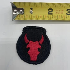 U.S. Military Army 34th Infantry Division Patch Red Bull Insignia DI