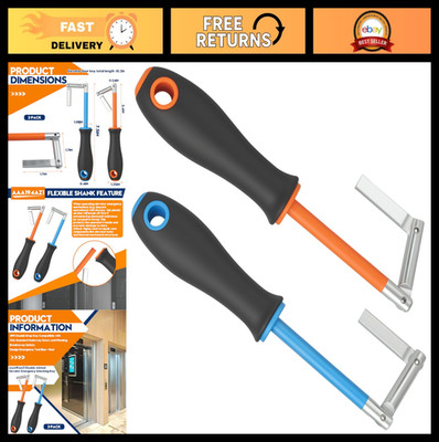 Double Knuckle Elevator Emergency Unlocking Key 2-Pack, Anti-Pinching Safety Too