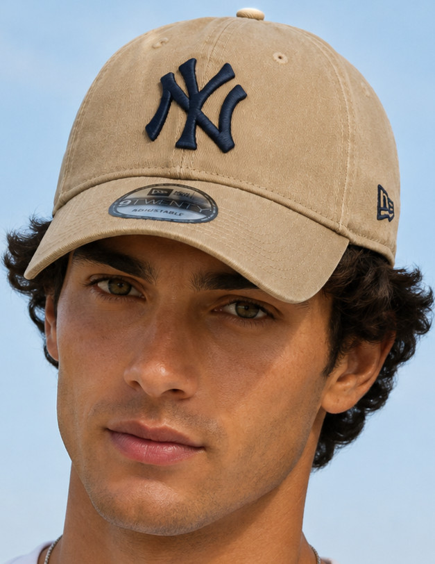 New York Yankees New Era 9Twenty MLB Core Classic Khaki Baseball Cap