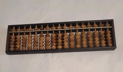 Japanese Portable 17 Column 102 beads  Abacus Arithmetic Soroban Math Learning..