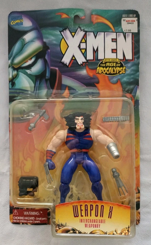 X-MEN THE AGE OF APOCALYPSE   WEAPON X WOLVERINE ACTION FIGURE. - Photo 1/4