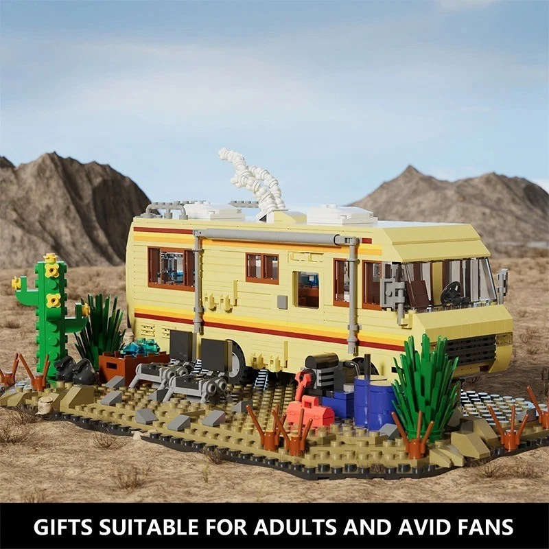 Breaking Bad RV Camper Van Building Blocks Set Vehicle Model Bricks Toy - Image 3 of 4