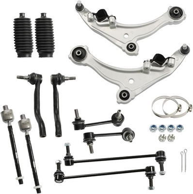 #ad #ad Front Lower Control Arm Tie Rod Sway Bar 12pc Kit For Nissan Maxima 2009 2014 $119.69