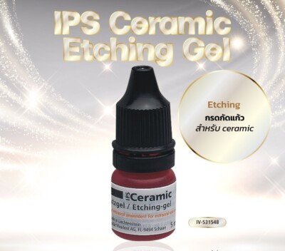 Ivoclar Vivadent Dental 531548 IPS Ceramic Etching Gel 5mL Enhances The Bonding