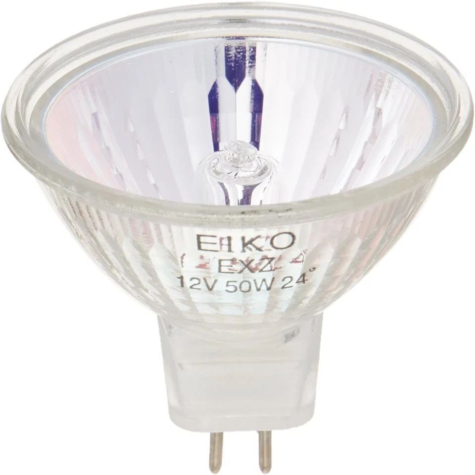 1 Pack Eiko EXZ 50 Watt 24° Narrow Flood MR16 Mini Reflector GU5.3 Bi-Pin Base - Image 2 of 4