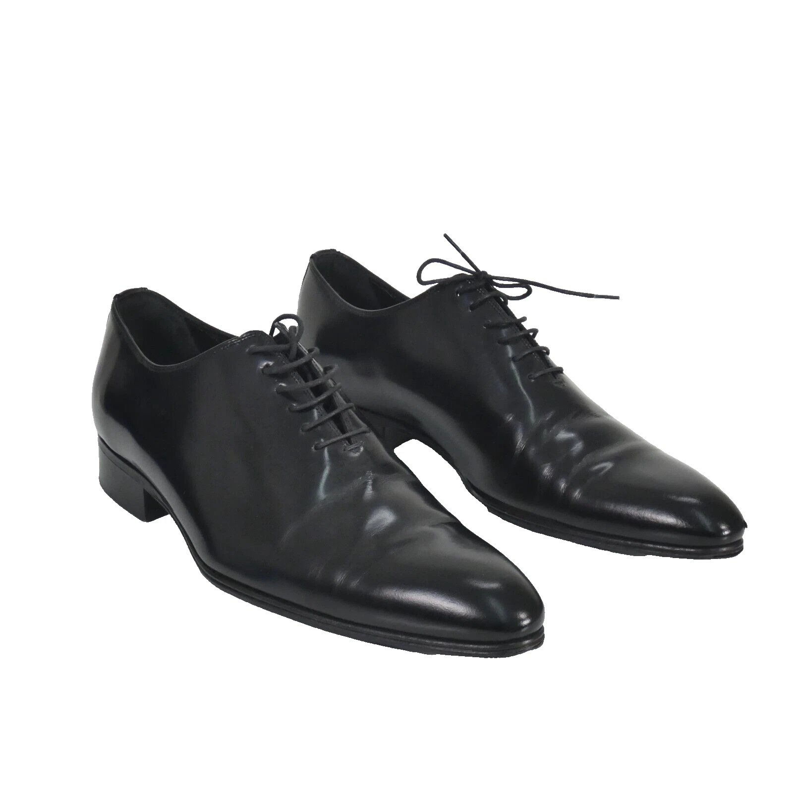 CHAUSSURES HOMME CHRISTIAN DIOR FORMELLES CUIR NOIR POLI EU 41 UK 7