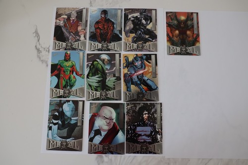 2021-2022 SKYBOX Marvel Metal Universe Spiderman Low Complete Set #1 - 100 Base - Picture 8 of 9