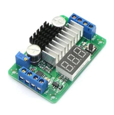 Mini LTC1871 Step Up Converter DC DC 3.5V-30V 6A 100W Adjustable + LED Voltmeter