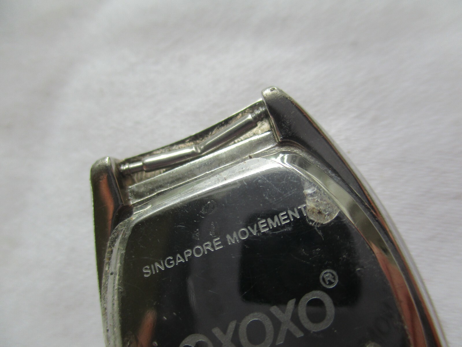 Xoxo Watch Rectangular White Face Rhinestones Sil… - image 10