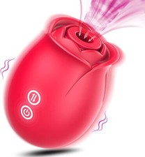 10 speed for Rose Female Anniversary Female Birthday Gift Massage Clit Sucking
