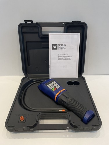 TIF XP-1A HVAC Refrigerant Leak Detector With Original Case, Two Tips And Manual