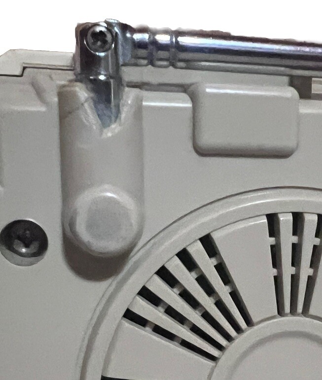 vtg Blue & Beige SHARP Stereo Radio Cassette Recorder Boom Box QT12