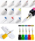 Ceramic Nail Drill Bits For Electric Nail Drill Manicure Flame Head Drill Bits