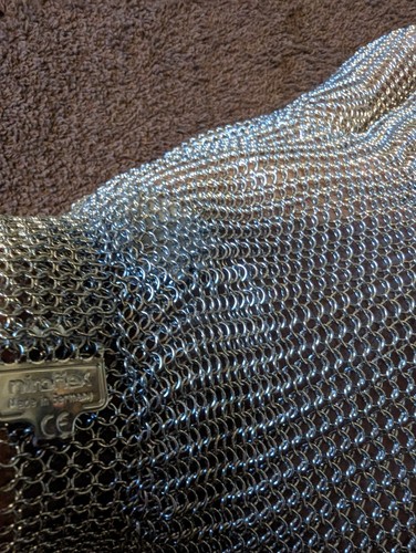 Niroflex USA Niroflex2000® GU-2500 Medium Metal Mesh Gloves Medium - Picture 8 of 15