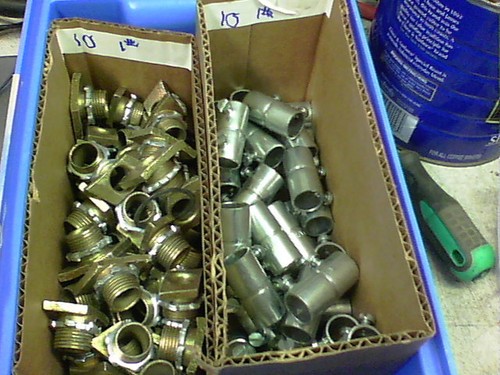 G-972-1/2 Kindorf Tempergussnippel mit Galv-Krom Finish 1/2 Rohrbox 50 - Bild 5 von 5