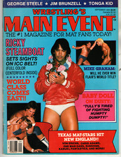 WRESTLINGS MAIN EVENT SEPTEMBER 1985 KEVIN VON ERICH RIC FLAIR RICKY STEAMBOAT