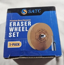 S SATC  #444 - 4-Inch Decal Eraser Wheel Set - 1 Pack