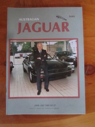 MAGAZINE AUSTRALIAN JAGUAR  JUNE - JULY 1989  NO. 27  GREAT **  MUST SEE ****