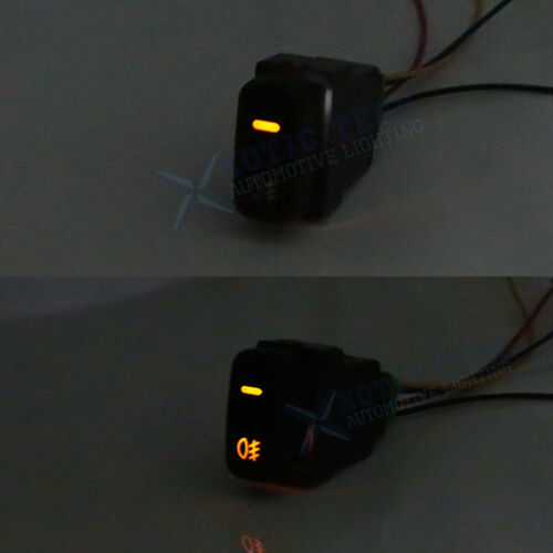 Factory Style 4-Pole 12V Push Button Switch w/LED Indicator Light For Mitsubishi - Bild 2 von 12