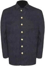 US Civil War Confederate 7 CSA Buttons Sack Coat Cadet Gray Sack Coat