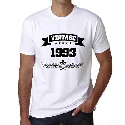 ULTRABASIC Herren T-Shirt Lilie Olivenzweig Vintage seit 1993