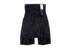 Naomi & Nicole High Waist Mid Thigh Large NEW Black