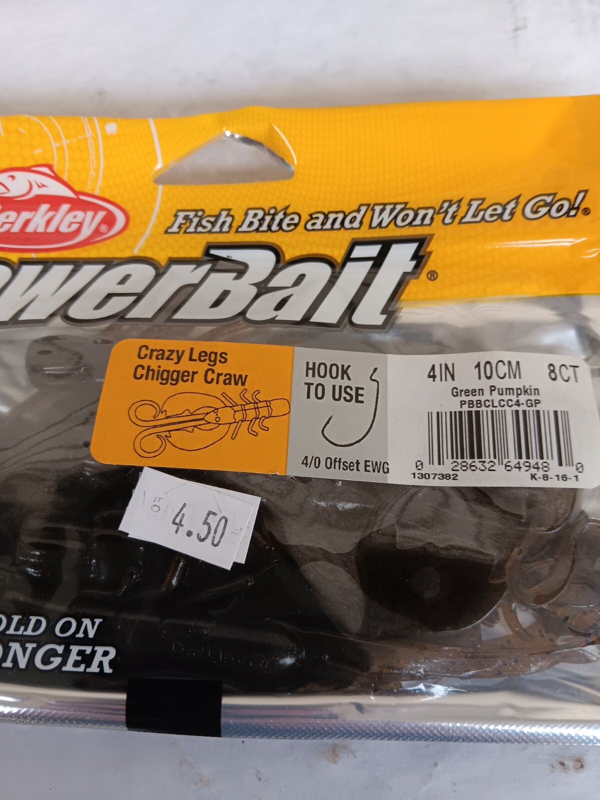Berkley PowerBait Crazy Legs Chigger Craw 4