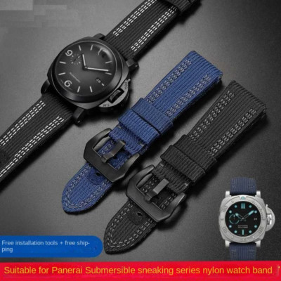Nylon Uhrenarmband passend für Panerai PAM00984 PAM00985 PAM111 PAM441 Armban...