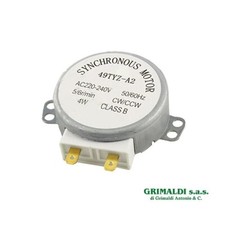 MOTORINO 220V 4W 5/6 RPM MOTORE PER PIATTO FORNO A MICROONDE ALBERINO 17 mm
