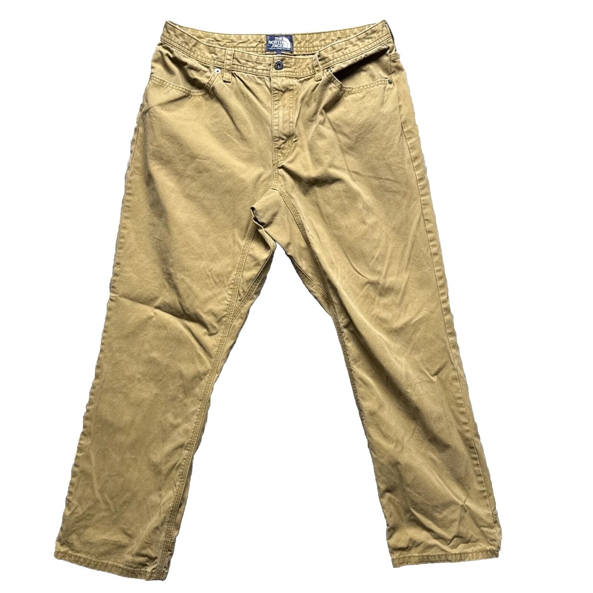The North Face Field Pants Mens 36x28 Brown Canvas Hiking Workwear