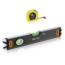 PREXISO 16IN Anti-Shock Spirit Level Aluminum...
