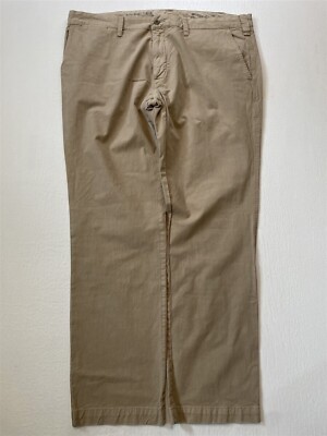 Polo Ralph Lauren 40x32 Khaki Slim GI Fit Cotton Flat Front Mens Chino Pants