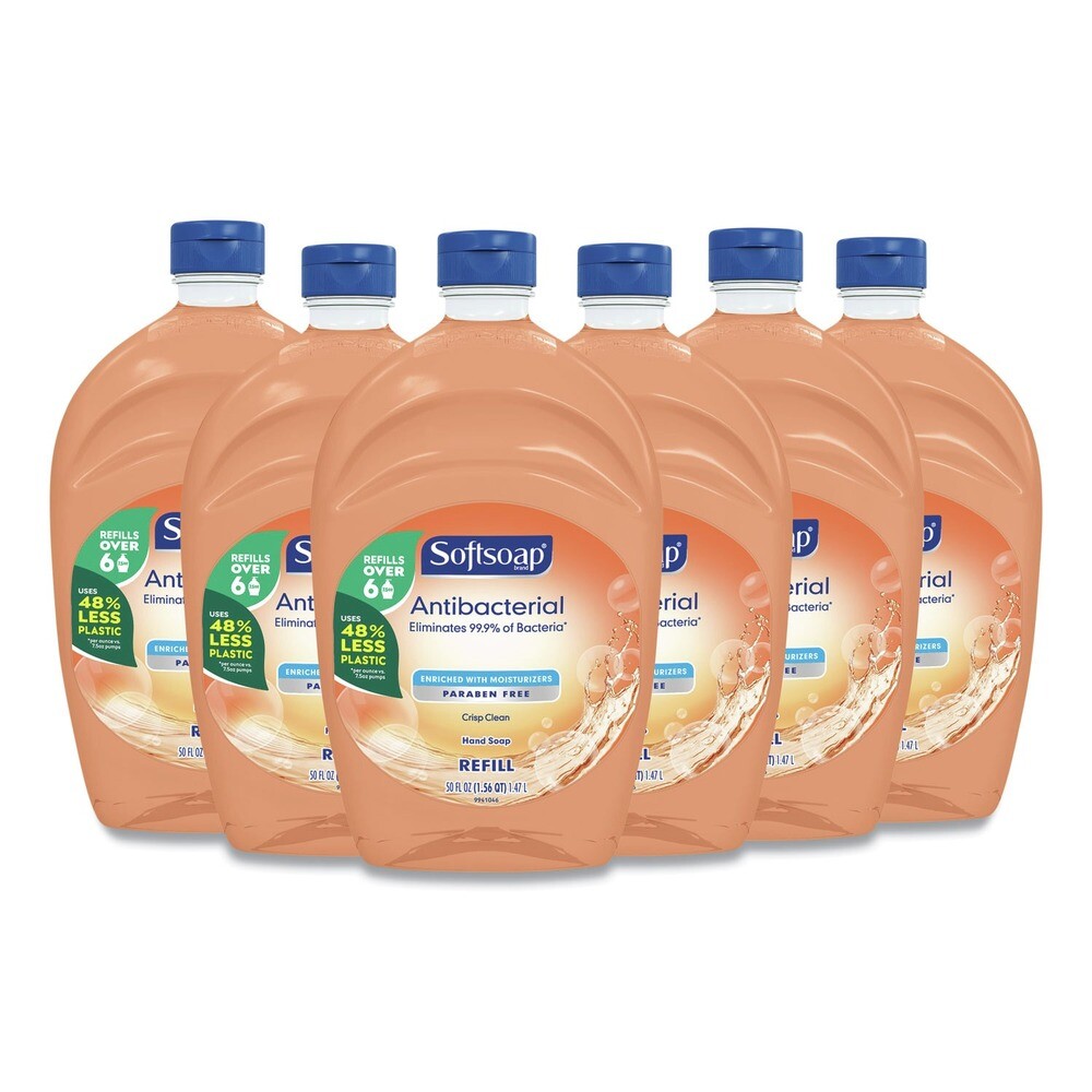 Жидкое антибактериальное мыло для рук Softsoap 46325 со свежим ароматом / ИЛИ (6 шт.) Новое