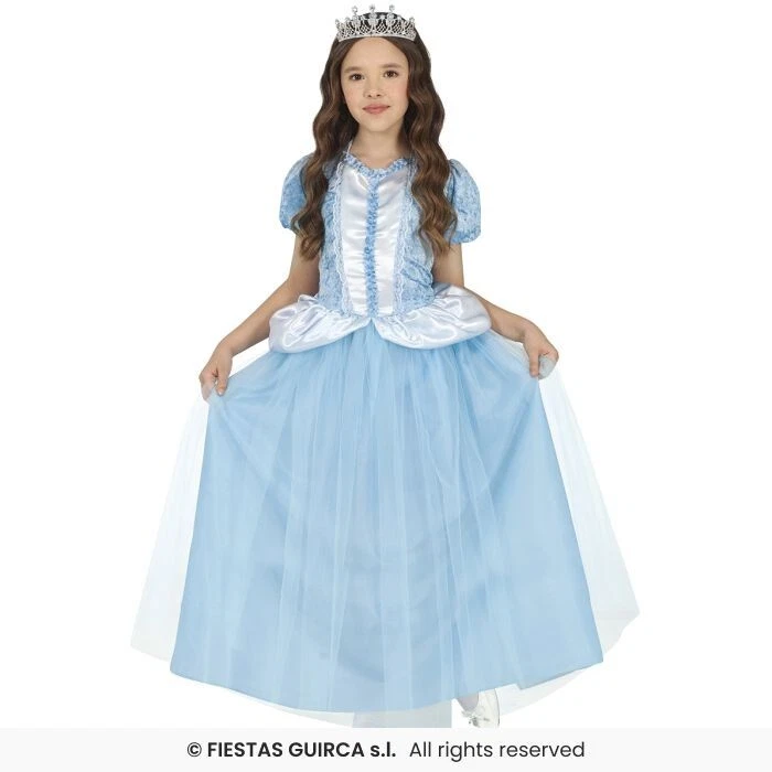 JerrisApparel Bambina Neve Partito Del Vestito Della Regina Costume Principessa Cosplay Vestito Up 130 Centimetri Blu