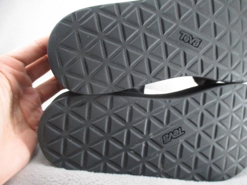 Teva Sandals Womens 8 Black Platform Strap Flatform Universal Casual Festival - Picture 14 of 17