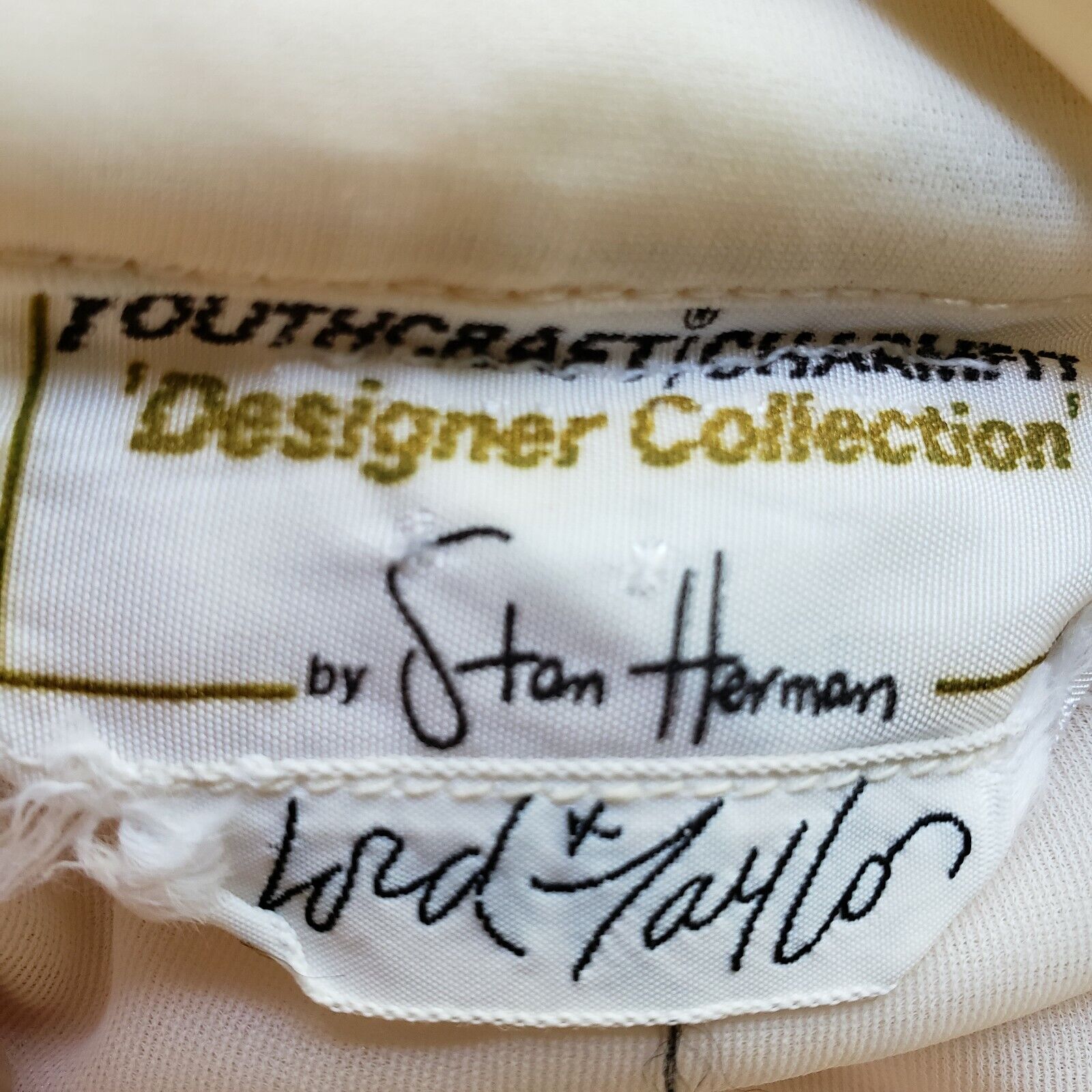 Vintage Stan Herman Robe Petite Ivory Button Up Nylon Sheer Charmfit ...