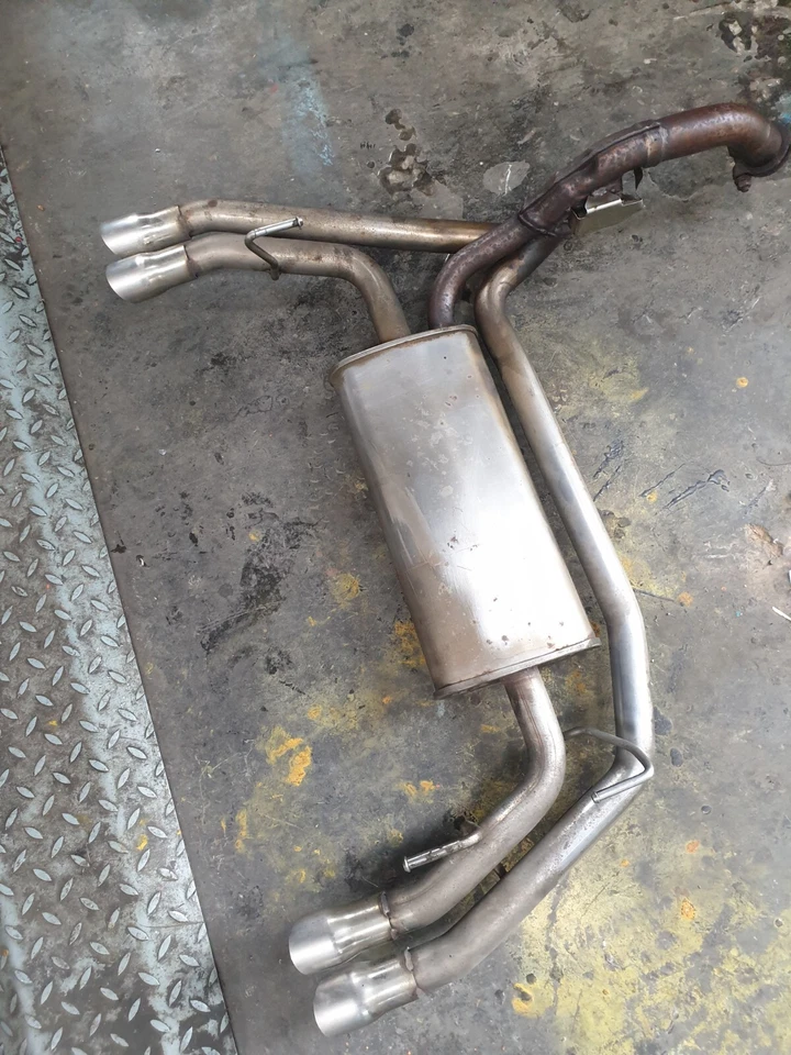 Abarth 500 595 Record Monza Klappenauspuff Vorfacelift Edelstahl - Bild 2 von 2