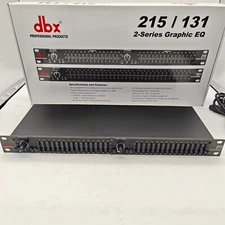 DBX 215 Graphic Equalizer Professional Products Tested Rack Mount 15 Band NEW