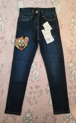 Monnalisa Jeans-Hose Jerry-Collection'' Größe 134 Neu 