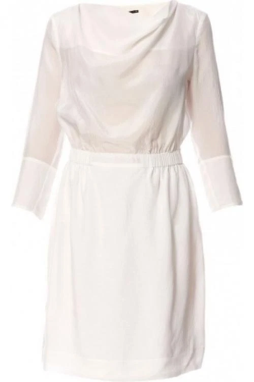 Robe fluide en soie blanche Kookai neuve T.42 eBay
