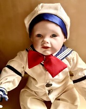 Porcelain 10” Baby Doll “Michael” By Yolanda Bello