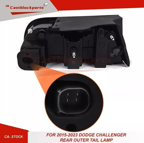 For 2015-2023 Dodge Challenger Tail Light Left & Right 68510770AA+68510771AA - Picture 3 of 6