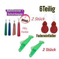 NadeleinfäDler EinfäDelhilfe Nahttrenner Set NäHzubehöR Nadel FadeneinfäDler