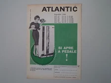 advertising Pubblicità 1960 FRIGORIFERO ATLANTIC