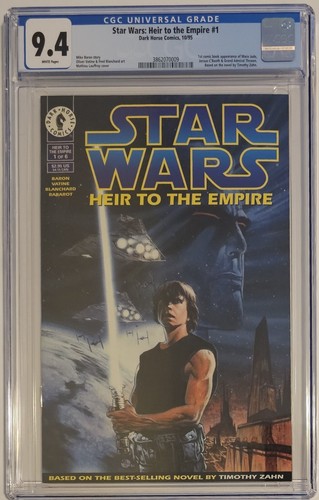 Star Wars Heir To The Empire #1 CGC 9.4 1st App Thrawn Mara Jade 1995 Dark Horse